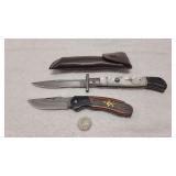 Switch Blade & Damascus Blade Knives