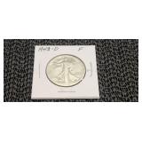 1943 D  F  Walking Liberty Half Dollar
