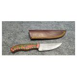 4' Blade Knife with Belt Sheath