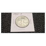 1942 S  VF  Walking Liberty Half Dollar