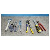 Assortment of Hand Tools - Pliers & Screw Drivers