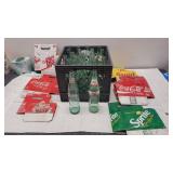 Crate of Coca-Cola Bottles & Boxes