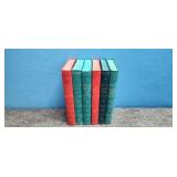 6) Vintage Hardback Books