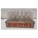 Vintage Pepsi Crate & Bottles