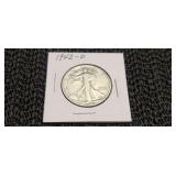 1942 D  F  Walking Liberty Half Dollar