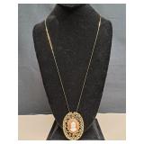Cameo Necklace on Chain