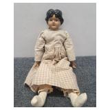 Vintage Porcelain Doll 18.5'