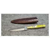 4' Double Sided Blade Knife with Belt Sheath