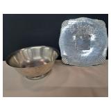 Hammered Aluminum Plate and Paul Revere Repro