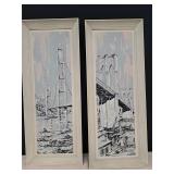 MCM Serigraph Silkscreen Art by James Bunnell