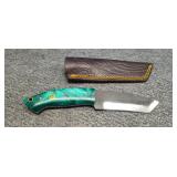 4' Blade Knife with Belt Sheath