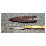 4' Double Sided Blade Knife with Belt Sheath