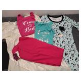 2 Nightgown's (S)  2 Night Shirts (M,XL) & Pants