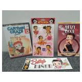 Betty Boop DVD's and Stickers