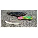 5' Blade Knife with Belt Sheath