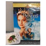 The Princess Bride DVD & Beetle Pin