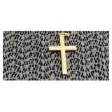 10k Gold Cross Pendant 1.36 grams