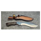 6.5' Blade  Belt Knife and Sheath