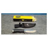 4.5' Blade Knife with Belt Sheath Unauthenticated