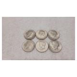 6) 2023 Kennedy Half Dollars