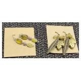 Two Pair Great Dangle Earrings