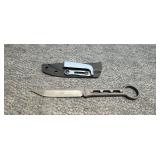 4' Blade Knife with Belt Sheath