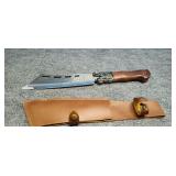 9 ' Blade Decorative Knife with Belt Sheath