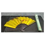 Japan Air Lines  Oriental Fan 8.25'  Original Box