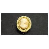 Vtg Brooch / Watch (has damage)