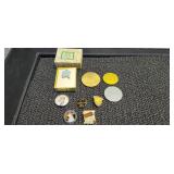 Vintage Pins and Tokens