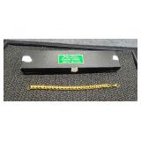 Italian Designs Tennis Bracelet w/ Gemstones