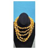 5 Strand 20' Multi Stone Necklace