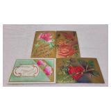 Four Great Collectiable Vintage Post Cards