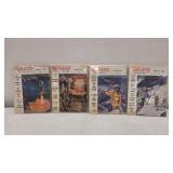 Four 1958 Galaxy Science Fiction Books
