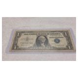1957 B One Dollar Silver Certificate