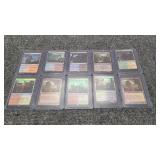 10) Magic The Gathering Cards foil card excellent