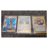 One 1995 & Two 2022 Pokï¿½mon Cards