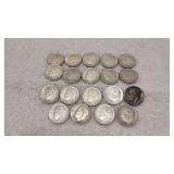 19)  Silver Dimes