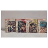 One 1958 & Three 1959 Galaxy Science Fiction Books