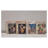 Three 1958 & One 1960 Galaxy Science Fiction Books