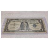 1957 B One Dollar Silver Certificate