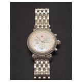 MICHELE Diamond Chronograph Swiss WATCH RUNS