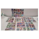 7 Pages of Baseball Cards & Two Pages of Football