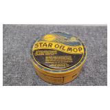 Star Oil Mop Dust Tin Can