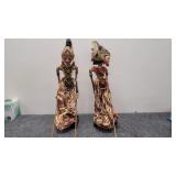 23' Tall VINTAGE  WOODEN BALI ASIAN MARIONETTE