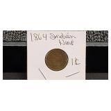 1864 Indian Head Penny  Good Date