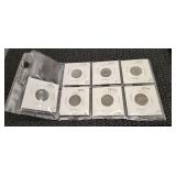 7) Indian Head Pennies 1889, 90, 91, 92, 93, 94