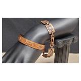 2) Southwest Style Copper Bracelets