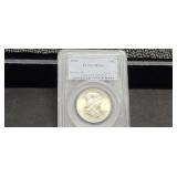 1963 PCGSMS64 Silver Certified Franklin HalfDollar