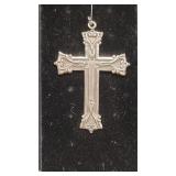 Vtg Chapel Sterling Silver 2' Religious Cross